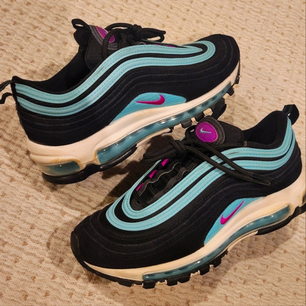 Nike Air Max (GS) 97 'Aurora Hyper Violet' Running/sneaker Shoe 921522-015 size